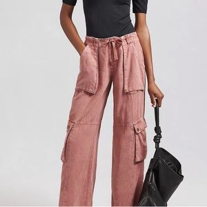 Anthropologie Beachy Cargo Pants